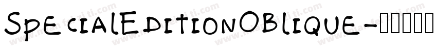 SpecialEditionOblique字体转换