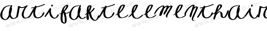artifaktelementhair字体转换