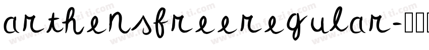 arthensfreeregular字体转换