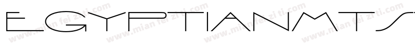 EgyptianMTStd-Extended字体转换