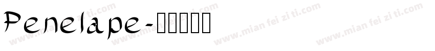 Penelape字体转换