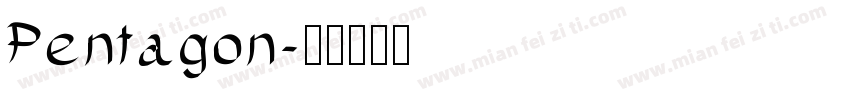 Pentagon字体转换