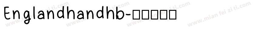 Englandhandhb字体转换