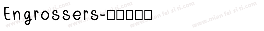 Engrossers字体转换