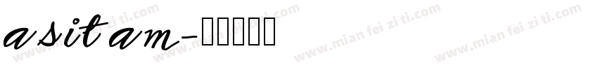 asitam字体转换