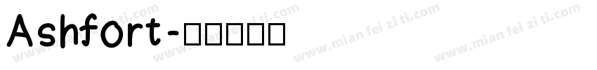 Ashfort字体转换
