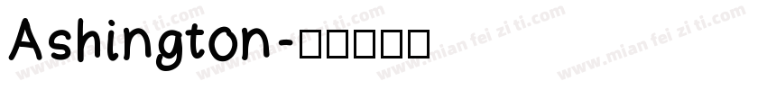 Ashington字体转换