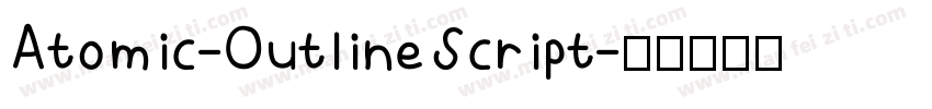 Atomic-OutlineScript字体转换