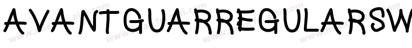 AVANTGUARREGULARSWFTE字体转换