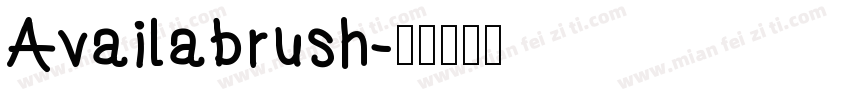 Availabrush字体转换