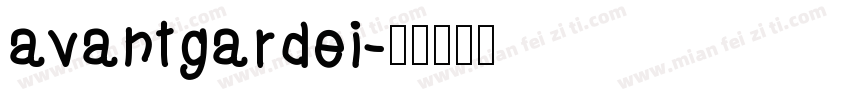 avantgardei字体转换