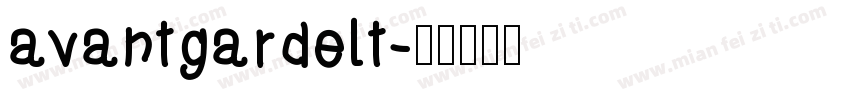 avantgardelt字体转换