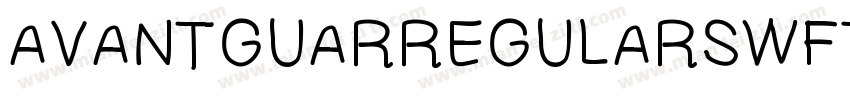 AVANTGUARREGULARSWFTE字体转换