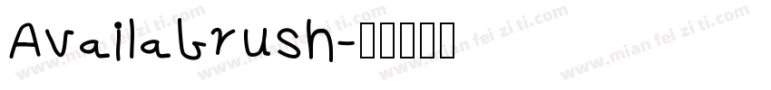Availabrush字体转换