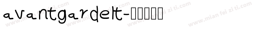 avantgardelt字体转换