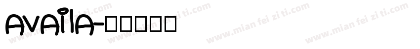 availa字体转换