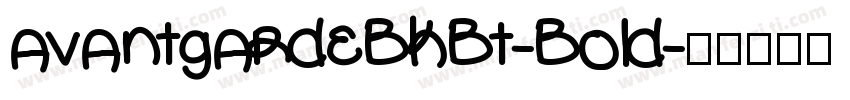 avantgardebkbt-bold字体转换