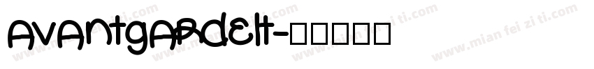 avantgardelt字体转换