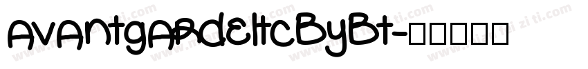 avantgardeltcbybt字体转换