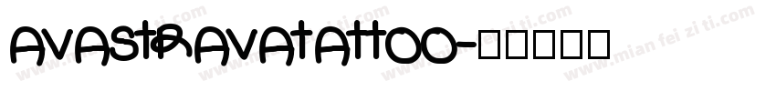 avastravatattoo字体转换