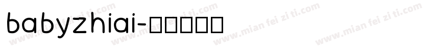 babyzhiai字体转换