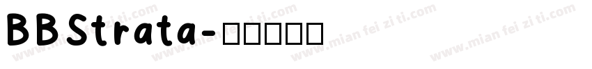 BBStrata字体转换