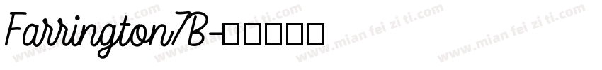 Farrington7B字体转换