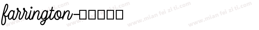 farrington字体转换