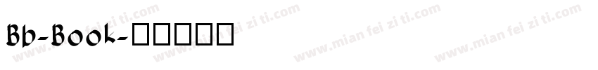 Bb-Book字体转换