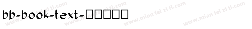 bb-book-text字体转换