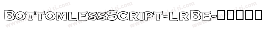 BottomlessScript-lrBe字体转换