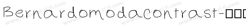 Bernardomodacontrast字体转换