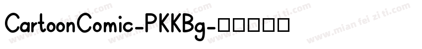 CartoonComic-PKKBg字体转换