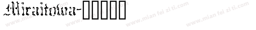 Miraitowa字体转换