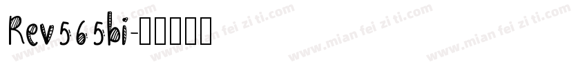 Rev565bi字体转换