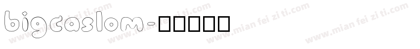 bigcaslom字体转换