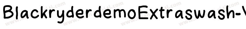 BlackryderdemoExtraswash-VG4lx字体转换