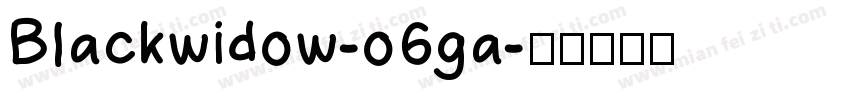 Blackwidow-o6ga字体转换