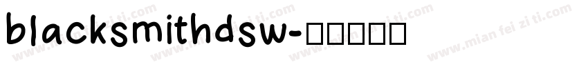 blacksmithdsw字体转换