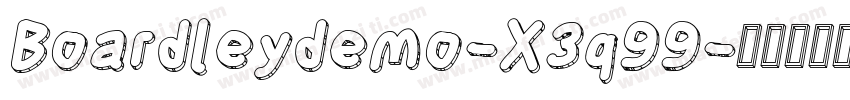 Boardleydemo-X3q99字体转换