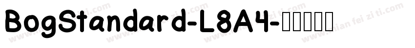 BogStandard-L8A4字体转换