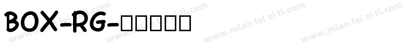 BOX-RG字体转换