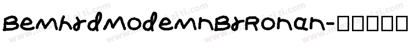 BemhrdModemnBrRonan字体转换