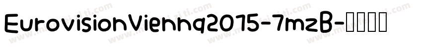 EurovisionVienna2015-7mzB字体转换