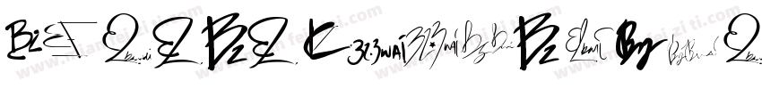DeliciousScrawl-8XBz字体转换