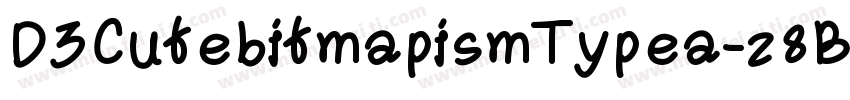 D3CutebitmapismTypea-z8Ba字体转换