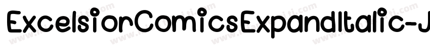 ExcelsiorComicsExpandItalic-JL5m字体转换