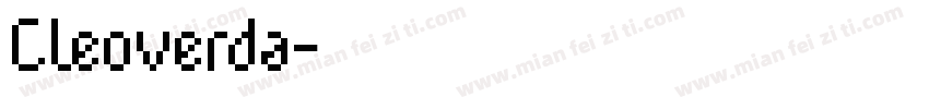 Cleoverda字体转换