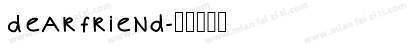 DearFriend字体转换
