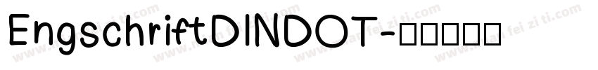 EngschriftDINDOT字体转换